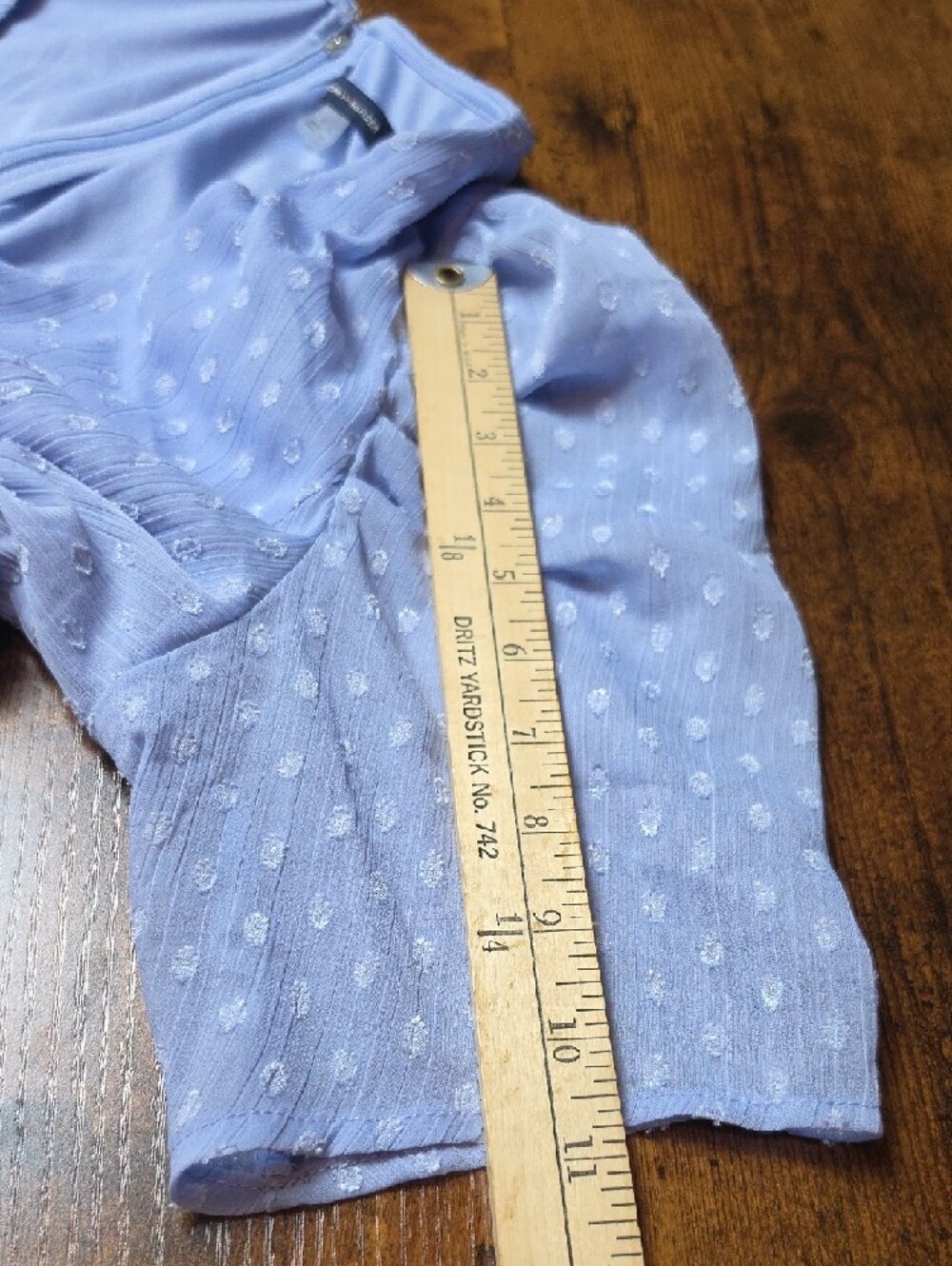 TOMMY HILFIGER | Blue Swiss Dot Fit Flare Disney Bound Cottagecore Dress | 14 - Picture 6 of 9